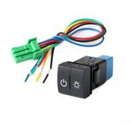 Bouton de commande de phare antibrouillard avec connecteur de fil ABS pour Toyota Lc300 Prado pour Camry Power - Pièce auto intérieure (A)