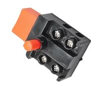 Bouton de commande de raboteuse électrique avec capuchon surélevé coloré, pièce de rechange moulée pour outil de coupe de chaîne, contrôle de puissance, tâches de réparation, bouton d ' actionneur, de