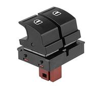 Bouton de commande de vitre de porte de véhicule 1Z0959858 interrupteur de fenêtre, pour bouton d'alimentation de commande électrique de voiture, 2 pièces