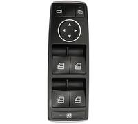 Bouton de commande de vitre de porte de véhicule Commande de voiture de commutateur de lève-vitre, pour Mercedes-Benz AB Cla Gla classe W246 W176 W156 W117 1669054400(BLACK 1)