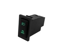 bouton de commande des phares Interrupteur À Bouton-poussoir Pour Phares Antibrouillard, Double Vert, Convient Pour Toyota, Accessoires, Pièces De Rechange Interrupteur d'éclairage