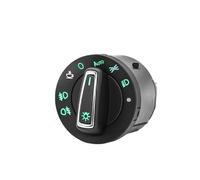 bouton de commande des phares interrupteur de phar Pour Octavia 2 Mk2 2007 2014 Bouton commutateur phare antibrouillard voiture, Module capteur lumière