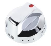 Bouton de Commande du Brûleur en Acier Inoxydable pour Gaz, Argenté | Cuisinière Rv et Gaz, Installation Facile, Réglage de Flamme, Usage en Cuisine Mobile