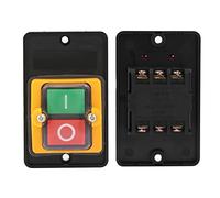 Bouton de commande étanche, AC220V/380V 10A KAO-5 Interrupteur à bouton-poussoir marche/arrêt étanche Commutateurs de démarrage électronique à bouton-poussoir KHzIgRdY