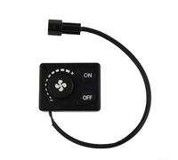 Bouton de commande LCD pour chauffage de stationnement à air 12 V/24 V avec minuterie, arrêt à distance, mode de recharge manuel pour voiture, camion, bus, véhicule noir, 3 broches