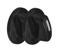Bouton de Commande Minuterie 6mm Noir Abs Lot de 2 pour Four