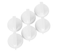 Bouton de Commande Minuterie Micro-ondes, 6 Pièces, Plastique Blanc