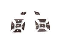 Bouton de Commande Multifonction du Volant Bouton Commutation Commande Menu Volant Voiture Pour Benz CEA Pour GLK Classe Pour CLS W204 X204 W212/218/156/176/117/172/246(1 Pair Brown)