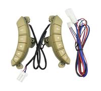 Bouton de Commande Multifonction du Volant Bouton De Commande Audio Au Volant, Interrupteur Idéal Pour Mur Pour Hover H3/H5 Avec Rétro-éclairage(Marron)