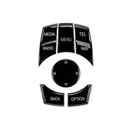 Bouton de Commande Multifonction du Volant Console Intérieure Voiture CIC I-drive Bouton Commande Multimédia Pour BMW Pour X1 E84 Pour X5 Pour X6 E70/71/81/82/90/91/60/61(Media N NAV Piano)