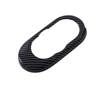 Bouton De Commande Multimédia Garniture Accessoires De Voiture Panneau De Commande Central Style De Fibre De Carbone Remplacement De Mise à Niveau Pour MINI F55 F56 F57 Hatchback 2014-2023