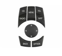 Bouton de Commande multimédia pour Console Centrale de Voiture, pour BMW série 1 3 5 X1 E84 X5 X6 E70 E71 E81 E82 E90 E91 E92 E60 E61 Interrupteur Commande Leve vitre (Couleur : CD N Map Set)