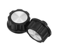 Bouton de Commande Noir en Abs 2 Pièces pour Minuterie et Four