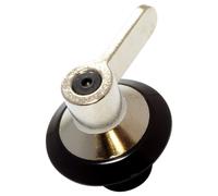 Bouton de commande noir/inox (295003-42323) Four cuisinière (694975086 SMEG)