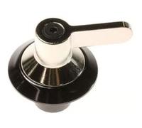 Bouton de commande noir/inox (295003-28764) Four cuisinière (694975086 SMEG)