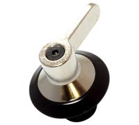 Bouton de commande noir/inox d'origine Four, cuisinière 694975086 SMEG