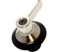Bouton de commande noir/inox - Four, cuisinière (694975086 SMEG)