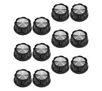 Bouton de Commande pour Four, 12 Pièces Abs, Contrôle Précis du Minuteur | Réparation D’appareil Cuisine, Axe de Minuterie, Noir, Surface Lisse, Prise Améliorée pour Usage Domestique