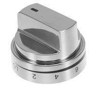 Bouton de Commande pour Four et Cuisinière, Pièce de Remplacement Argenté | Plastique Résistant à Chaleur, Réglage Facile Température, pour Réparations sur Divers Fours et Cuisinières