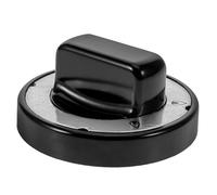 Bouton de Commande pour Gaz en Abs, Remplacement Noir 70mm | Installation Facile, Usage Polyvalent, Compatible Plaques et Cuisinières, Finition Moderne, Design Sobre