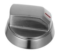 Bouton de Commande pour Gazinière à Axe 8mm en Alliage de Zinc Argenté