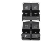 Bouton de commande pour lève-vitre électrique compatible avec Audi A6 A7 A8 S6 S8 TT R8 2010-2015 LHD OE 4GD959851B 4H0959851E 8KD959855A ABS Direct Fit (1 interrupteur unique) (1 interrupteur