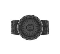 Bouton de commande PTT sans fil Bluetooth pour talkie-walkie avec dragonne ajustable, compatible Zello iOS et Android (noir).