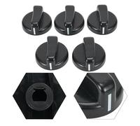 Bouton de commande table cuisson à gaz, 15 pièces, interrupteur bouton cuisinière remplacement, réparation, accessoires cuisine