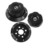 Bouton de Commande Thermostat Friteuse 2 Pièces Noir, Axe d 6mm | Réglage 50 à 300 °c, Plastique Solide, Installation Rapide, Usage la Cuisine pour Four et Chauffe-eau