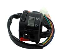 Bouton De Commande Universel pour Guidon Gauche, 7/8 ", 22mm, Phare Antibrouillard, Clignotant Interrupteur de Commande de Moto