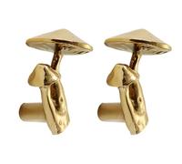 Bouton de commode en laiton - Poignée de porte de placard de cuisine - Tirettes de placard en forme de champignon - Quincaillerie de meuble en métal