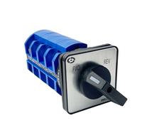 Bouton de commutateur à came rotatif à 2 positions, 690V, 63a, 4 pôles, 16 bornes, sélecteur universel, Contact argenté LW26-63/4