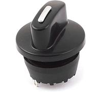 Bouton de commutateur d'alimentation Interrupteur rotatif sélecteur ventilateur à 3 plaques avec remplacement du gouverneur bouton 8A 125V / 250VAC Sélecteur vitesse chauffage