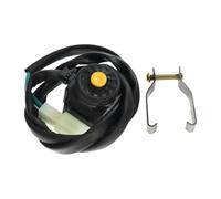 Bouton de commutateur d'allumage de guidon de 22 mm, démarrage du klaxon, 2,5 mm, compatible avec les pièces de moto automobile 125 250 300 350 400 530 EXC EXCF SX SXF XC XCW XCWF(Yellow)