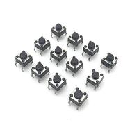 Bouton de commutation d'alimentation 100 PCS/Lot 6*6*4.3mm interrupteur tactile bouton poussoir DIP 4 broches tactile bouton poussoir écran LCD moniteur 6X6X4.3MM Micro interrupteur interrupteur indus