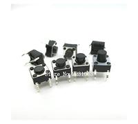 Bouton de commutation d'alimentation 100 PCS/Lot 6*6*4.3mm interrupteur tactile bouton poussoir DIP 4 broches tactile bouton poussoir écran LCD moniteur 6X6X4.3MM Micro interrupteur interrupteur indus