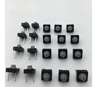 Bouton de commutation d'alimentation 20 pcs/lot 8x8x5.5 MM 2PIN G78 Silicone conducteur silencieux Tactile Tact bouton poussoir Micro interrupteur auto-réinitialisation interrupteur industriel