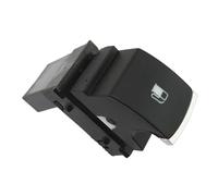Bouton de commutation de déverrouillage de porte de gaz de réservoir de carburant chromé à 3 broches, for VW for lapin for Touran for Golf for Plus MK5 1KD959833