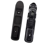 Bouton de commutation de fenêtre de voiture Boutons de fenêtre côté passager pour avant 6 broches bouton console commutateur levage commande puissance, pour Peugeot 207 2007-2015