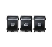 Bouton de Commutation de vitre électrique 4F0959851H 4F0959855B pour Audi A3 S3 A6 S6 RS6 4F2 4FH 4F5 C6 Q7 8P1 8PA pour Interrupteur de Commande de fenêtre d'alimentation Principale(3 Buttons)