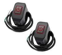 Bouton De Commutation Modifié Pour Moto Avec Interrupteur D'allumage/d'allumage Momentané Léger Commande Klaxon Phare Bouton ON OFF Interrupteur Montage Sur Guidon D'allumage de Guidon