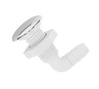 Bouton de Commutation Pneumatique pour Spa Baignoire, Buse D'air Blanche | Plastique, Contrôle du Débit D'air, Hydrothérapie et Massage, Accessoire pour Bain à Bulles