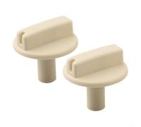 Bouton de contrôle de température 63818002 TPI - Bouton de poêle en ABS blanc pour une installation facile et un réglage précis de la chaleur sur les cuisinières de cuisine
