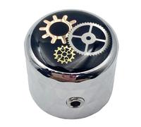 Bouton de contrôle des volumes à réglage fluide, potentiomètre de tonalité, instruments électriques, engrenage en alliage d'aluminium, améliore les opérations universelles, bouton de guitare