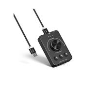 Bouton de Contrôle Du Volume USB Contrôleur de Haut-Parleur Multimédia pour Ordinateur Bouton de Réglage Muet à une Touche avec Saut de