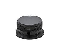 Bouton de contrôle électronique de potentiomètre en aluminium noir