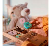 HeeHee - le bouton de conversation qui transforme votre peluche en ami interactif Alecto HeeHee Beige Beige G