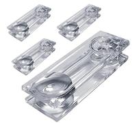 Bouton de cordon aveugle, poids du cordon pour l'obturateur - Bouton de poids du cordon d'obturateur transparent 4x,Mobilier moderne accessoires rideaux tendre le pendentif à cordes de traction de tra