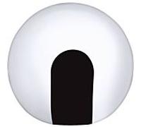 bouton de correspondance de hansgrohe Axor pour mitigeur de bain 94102990 à 2 poignées aspect doré