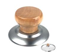 Bouton de couvercle de casserole - Boutons de couvercle de casserole | Remplacement du couvercle de casserole | Bouton multifonction en bois | Pour woks, casseroles, cuiseurs vapeurs, ustensiles de